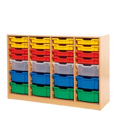 KAST BASIC - KEUZEKAST - DIEP - 4-KOLOMS