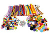 Decoratie - basismaterialen - knutselmaterialen - essentials voordeelpakket - set van 900 assorti