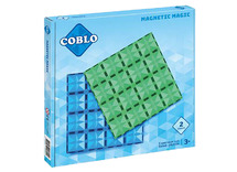 Bouwset - Coblo - Classic Baseplates - bouwplaten - magnetisch - set van 2