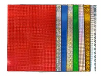 Knutselpapier - holografisch - motieven - voordeelpakket - A4 - 120 g - set van 80 assorti