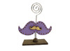 Fotohouder - hout - snor - set van 6