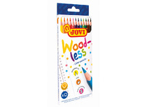 Potloden - kleurpotloden - Jovi Woodless - driehoekig - set van 12