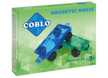 Bouwset - Coblo - Car extension - voertuigen - magnetisch - set van 2