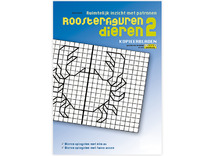 Papier - kopieerbladen - roosterdieren - symmetrie - assen en spiegelbeelden - set van 45 assorti