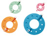 Pom Pom maker - garen - borduren - set van 4 assorti