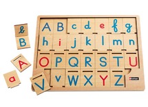 Puzzel - Nathan - duo - letters - houten alfabet - hout - per stuk