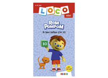 Boek - Loco Mini Rompompom ik leer tellen t/m 10 - oefenboekje voor basisdoos - zelfcontrole - per stuk