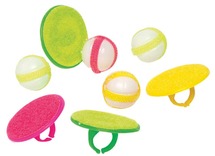 Cadeautje - kleefvinger vangspel - set van 8 assorti