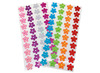 Stickers - holografisch - bloem - set van 80