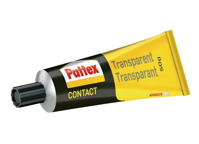 Colle - Pattex Contact Transparente - Tube 50g