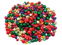 Bellen - gekleurd - 10-14 mm - decoratie - set van 320 assorti