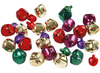 Decoratie - belletjes - gekleurd - 1 en 1,4 cm diameter - set van 320 assorti