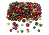 Bellen - gekleurd - 10-14 mm - decoratie - set van 320 assorti