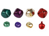 Decoratie - belletjes - gekleurd - 1 en 1,4 cm diameter - set van 320 assorti