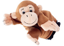 Handpop - dieren - poppenhoek - aap - per stuk