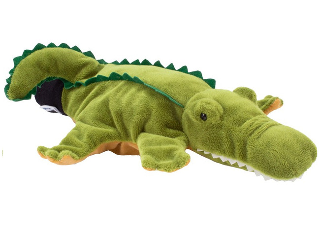 Handpop - dieren - poppenhoek - krokodil - per stuk