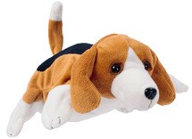 Handpop - dieren - poppenhoek - hond - per stuk