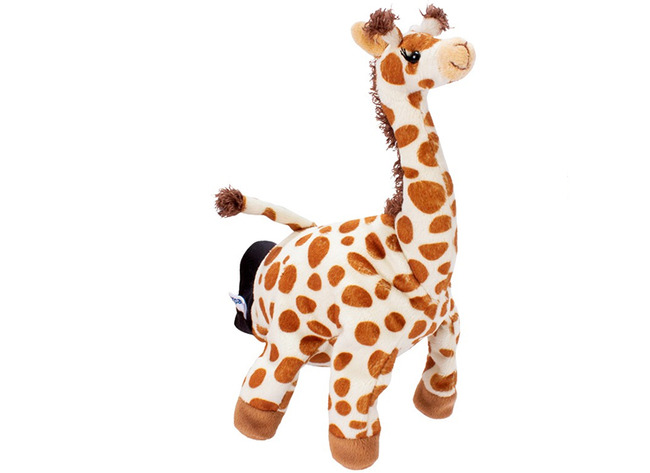 Handpop - dieren - poppenhoek - giraf - per stuk