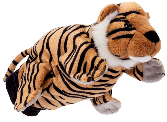 Handpop - dieren - poppenhoek - tijger - per stuk