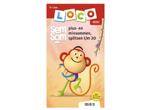 Boek - Loco Mini - Semsom - plus/min, splitsen tot 20 - oefenboekje voor basisdoos - zelfcontrole - per stuk