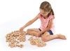 Bouwset - stapelblokken - Godi Mini - hout - set van 224