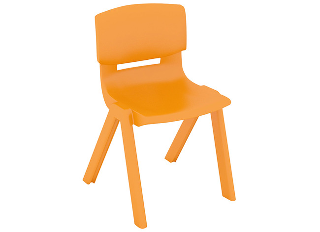 Stoel - Kunststof - Max - 34 Cm - grijs - per stuk