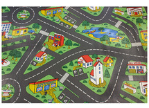 Matten - speelmat - stad - verkeer - 140 x 200 cm - per stuk