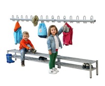 GARDEROBE - BANK - METAAL - 1 M