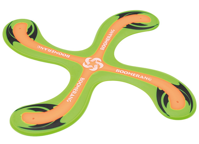 Frisbee - boomerang - kunststof - per stuk