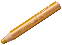 Potloden - waspotloden - Stabilo Woody 3in1 - goud - set van 5