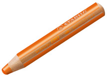 Potloden - waspotloden - Stabilo Woody 3in1 - oranje - set van 5