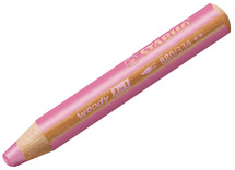 Potloden - waspotloden - Stabilo Woody 3in1 - roze - set van 5