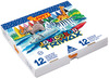 Waskrijt - Jovi Triwar - driekantig - voordeelpakket - set van 300 assorti