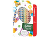 Potloden - kleurpotloden - Stabilo EASYcolors - driehoekig - dik - etui - set van 12 assorti