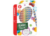 Potloden - kleurpotloden - Stabilo EASYcolors - driehoekig - dik - etui - set van 12 assorti