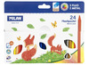 Waskrijt - Milan Plastipastel - driehoekig - set van 24