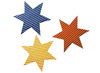 Decoratie - ribbelkarton - figuren - karton - set van 50 assorti