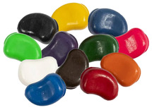 Waskrijt - sojawaskrijt - bonen - set van 12 assorti