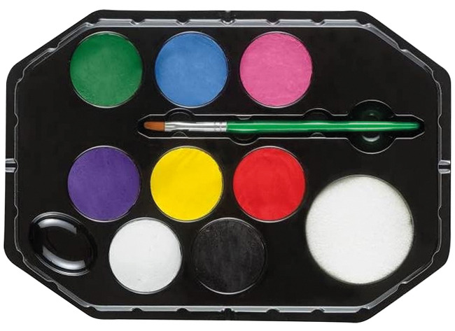 Palet - makeup - regenboog - schmink - set van 8 assorti