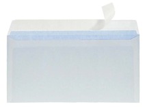Enveloppen - Turbomail - wit - strip - 11,4 x 22,9 cm - set van 500