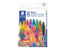 Waskrijt - Staedtler Noris - 8 x 90 mm - set van 8