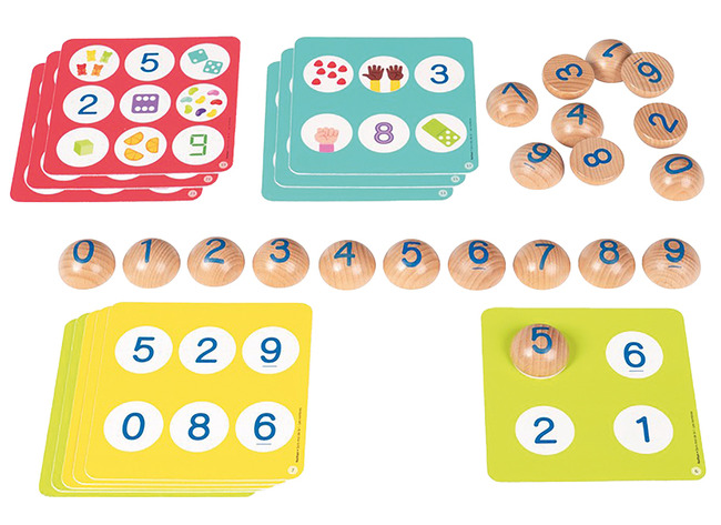 Spel - cijfers herkenningsspel - Nathan - per spel
