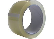 Kleefband - transparant - breed - 5 cm x 66 m - per stuk