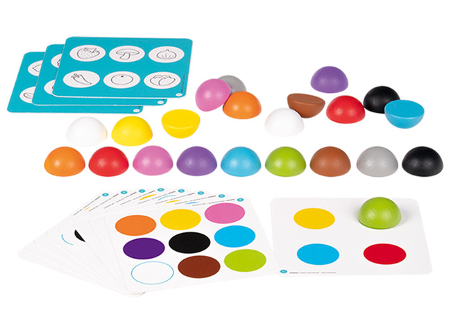 Spel - kleuren herkenningsspel - Nathan - per spel