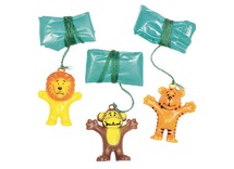 Cadeautje - dierenparachutisten - set van 8 assorti