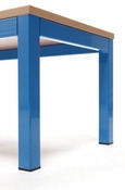 ZITBANK - METAAL DIKKE POTEN - 120X40 CM