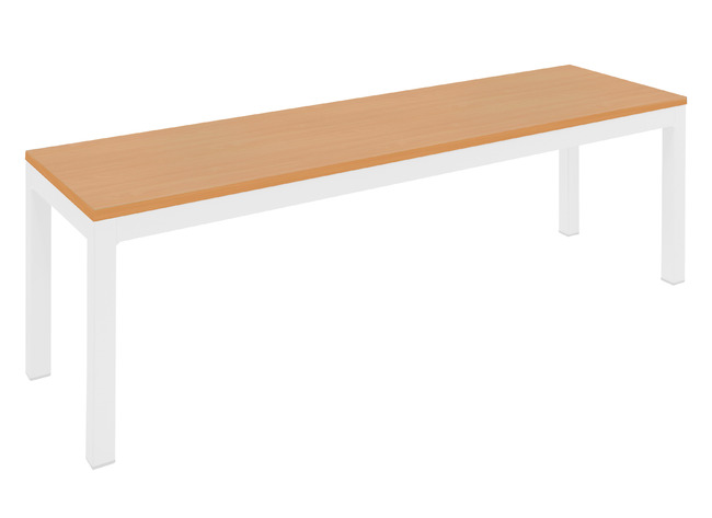 ZITBANK - METAAL DIKKE POTEN - 120X40 CM