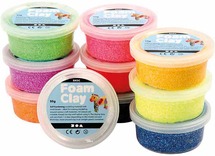 Boetseren - Foam Clay - set van 10 x 35g assorti