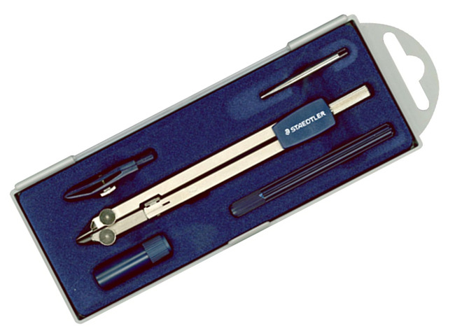 Passer - Staedtler Mars 559 - 5-delig - met opbergkist - per stuk