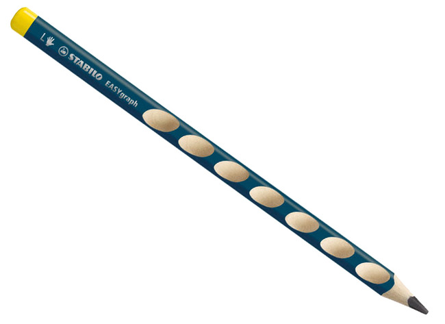Potloden - Stabilo - Easygraph - linkshandig - driekantig - set van 6